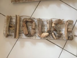 Driftwood bord BEACH / HOUSE