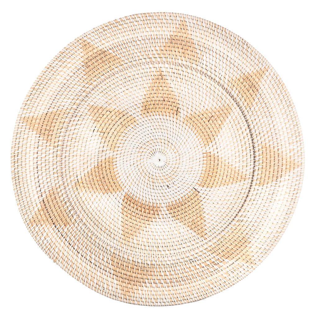 Rattan-Wandteller Pelat Dekor Groß Ø50cm