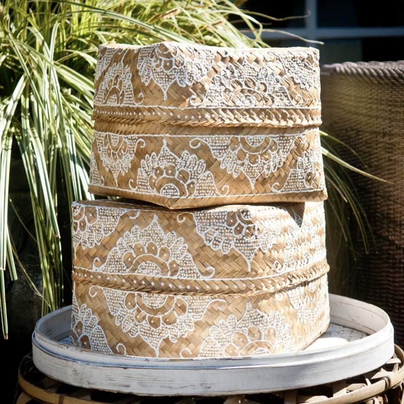 Opferkasten natur (weiß lackiert)