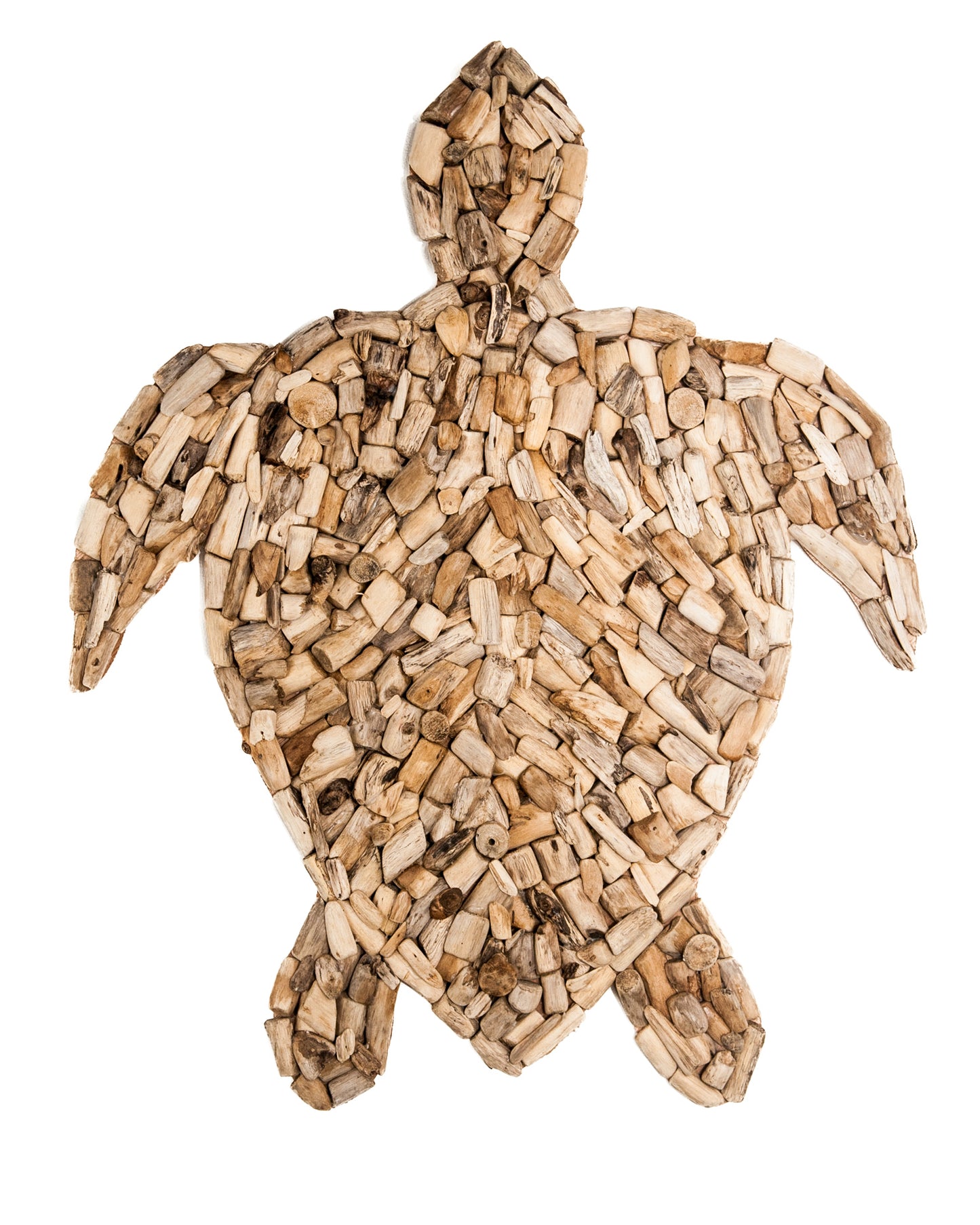 Treibholz-Wandpaneel Schildkröte