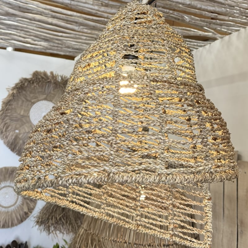 Hanglamp Kerang naturel Ø50cm/60cm lang