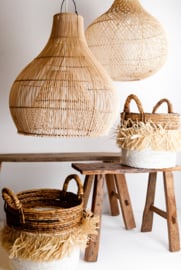 Hängelampe Bandung, Ø 50 cm Durchmesser, Naturrattan