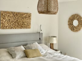 rechteckige Treibholz-Wandpaneele