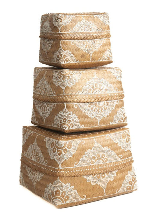 Opferkasten natur (weiß lackiert)