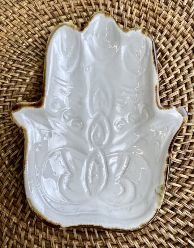 Aardewerk schaaltje Handje van Fatima