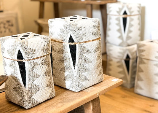 Offermanden XXL hoog model kraaltjes in 5 maten crème/wit