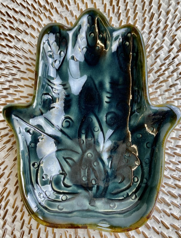 Aardewerk schaaltje Handje van Fatima