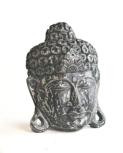 Houten masker buddha