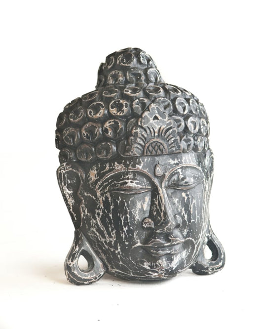 Houten masker buddha
