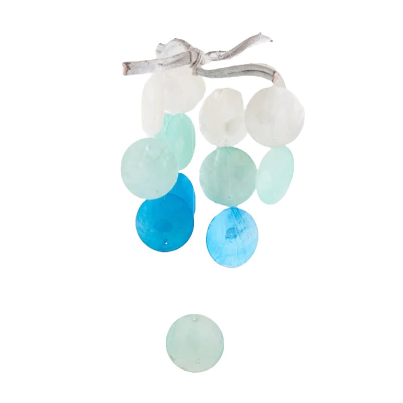 Windgong capiz schelpen kruisje Small