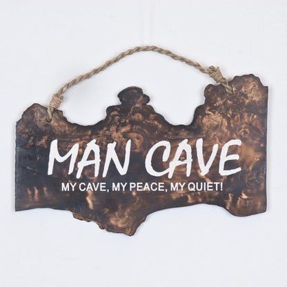 Coffeewood wooden text signs natural burned