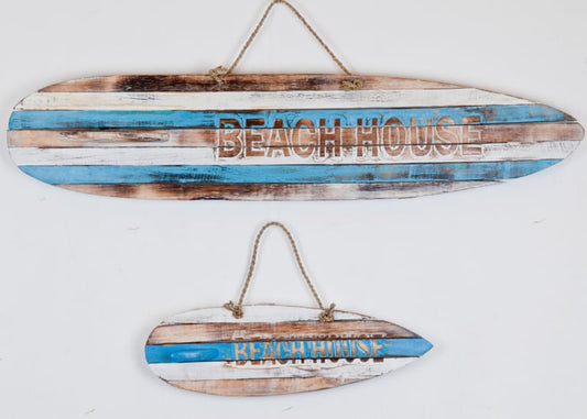 XL Houten surfboard Beach House 100cm