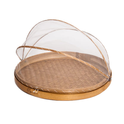 XL Vliegenmand dienblad naturel Ø50cm