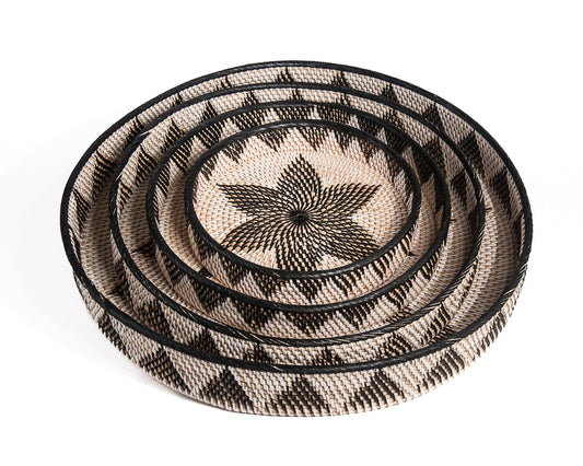 Rattantabletts Baki rund