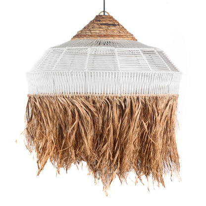 Hanglamp Gurita met rafifia, Ø60cm