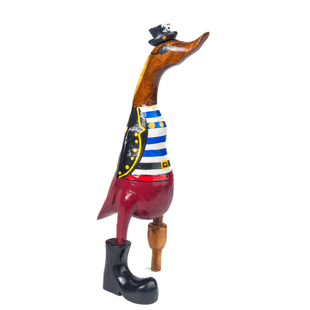 Houten eend - piraat