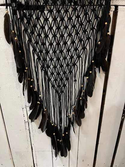 Dromenvanger Jambul met zwarte kralen Ø52cm