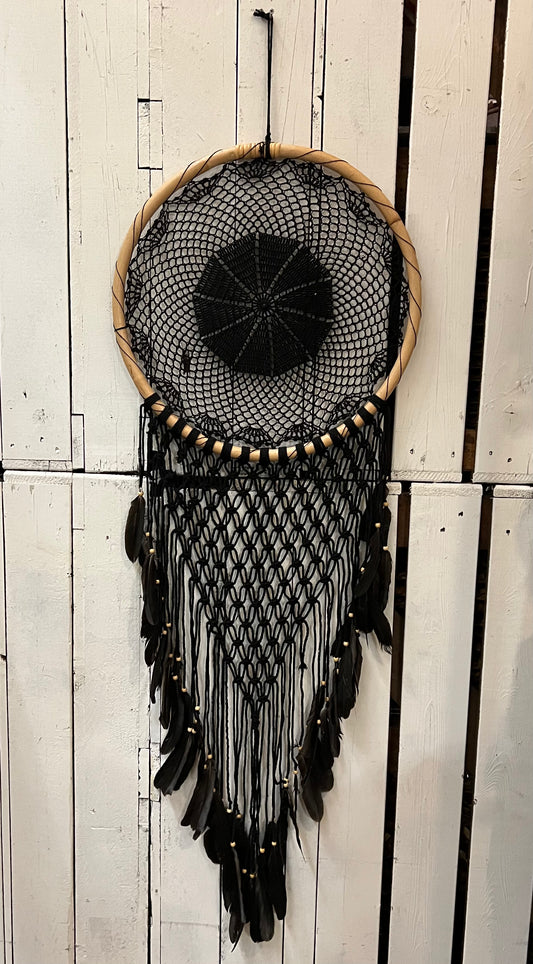 Dromenvanger Jambul met zwarte kralen Ø52cm