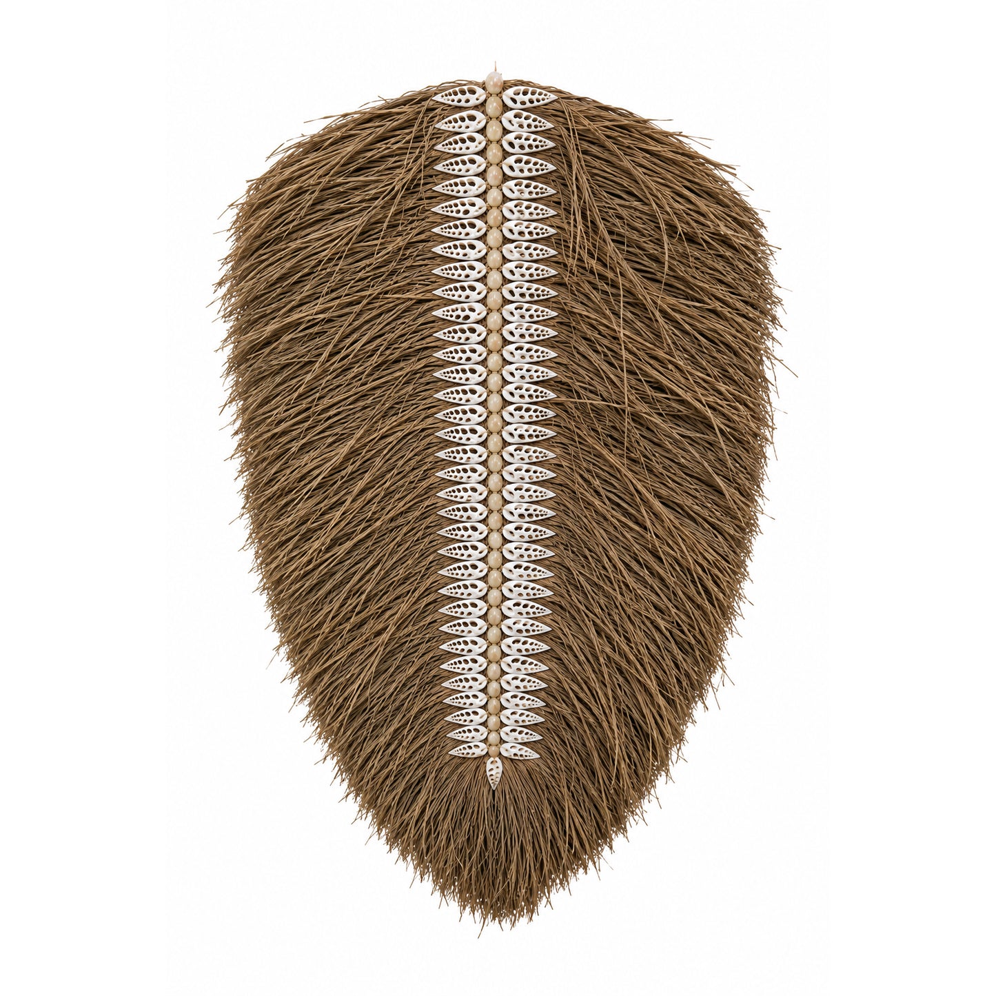 Seagrass hanger lembaran met schelp