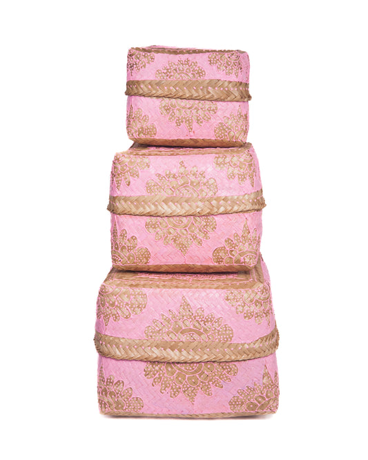 Opferbox natur (rosa lackiert)