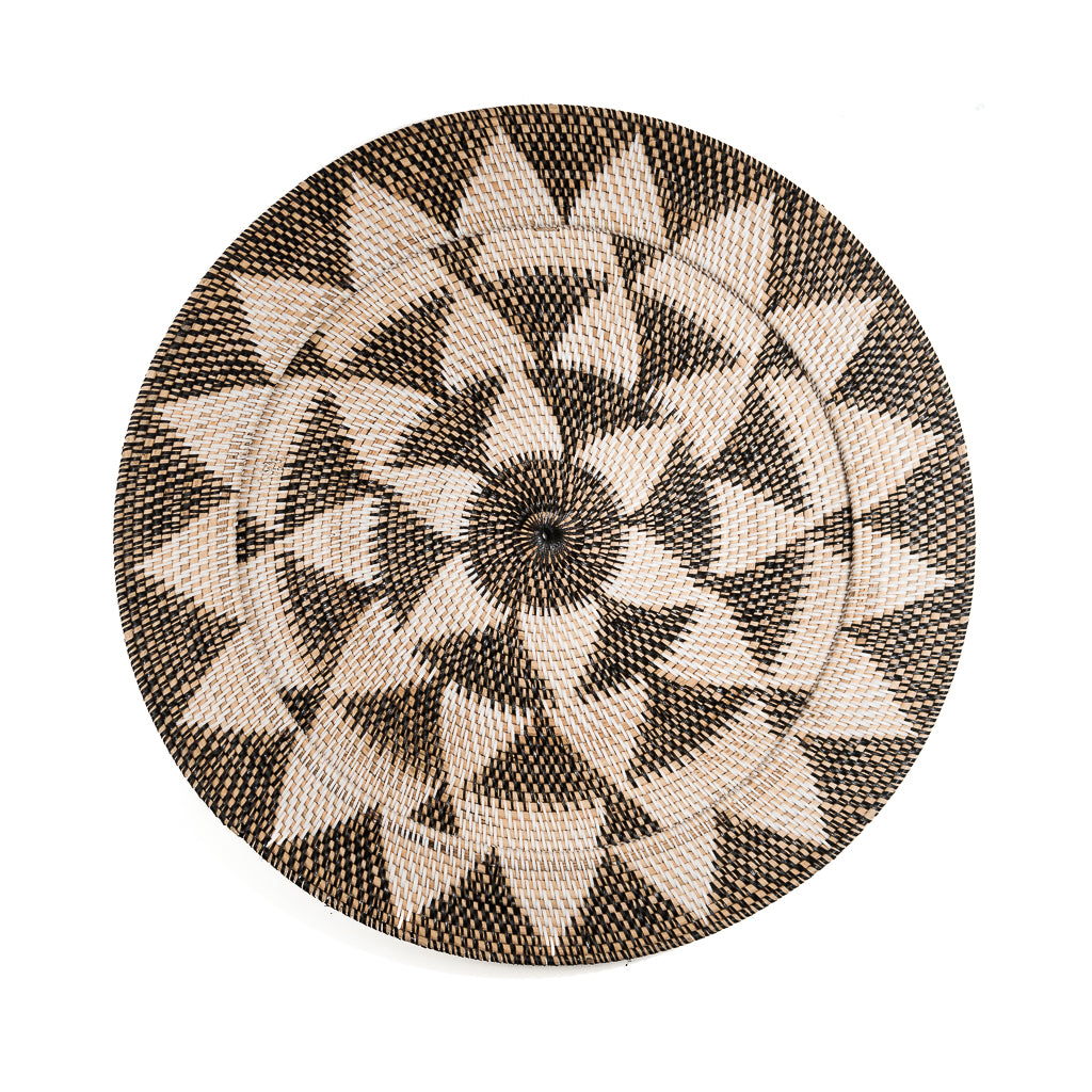 Rotan wandbord Pelat decor XXL Ø70cm