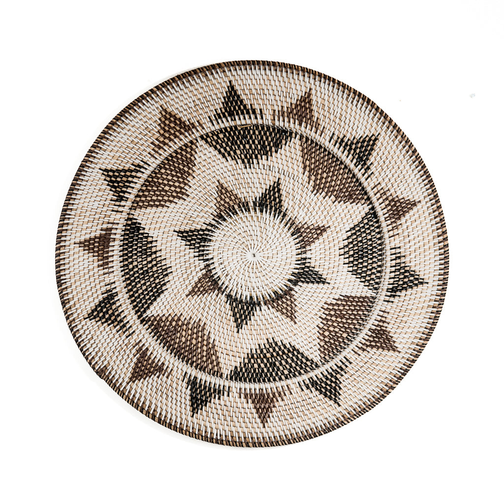 Rattan-Wandteller Pelat Dekor XL Ø60cm