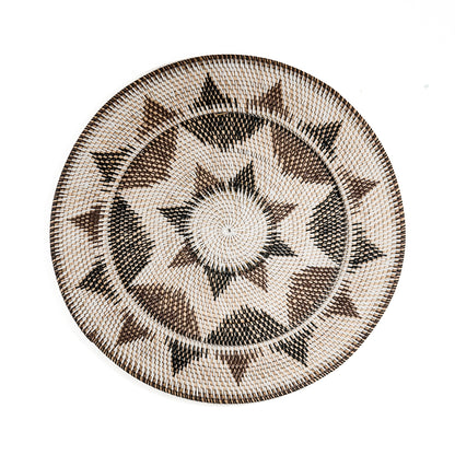 Rattan-Wandteller Pelat Dekor XL Ø60cm