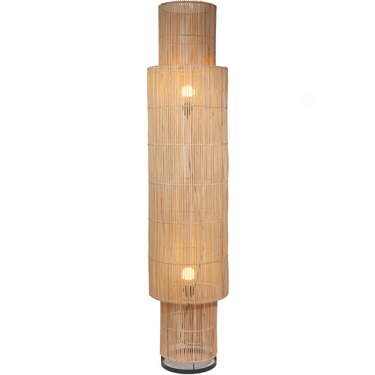 Rotan vloerlamp Dinding