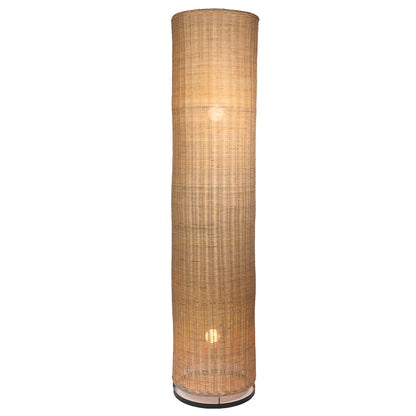 Riviera rattan floor lamp