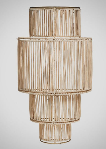 Wandlamp Dinding natural rotan