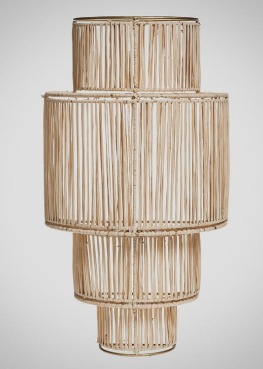 Wandlamp Dinding natural rotan