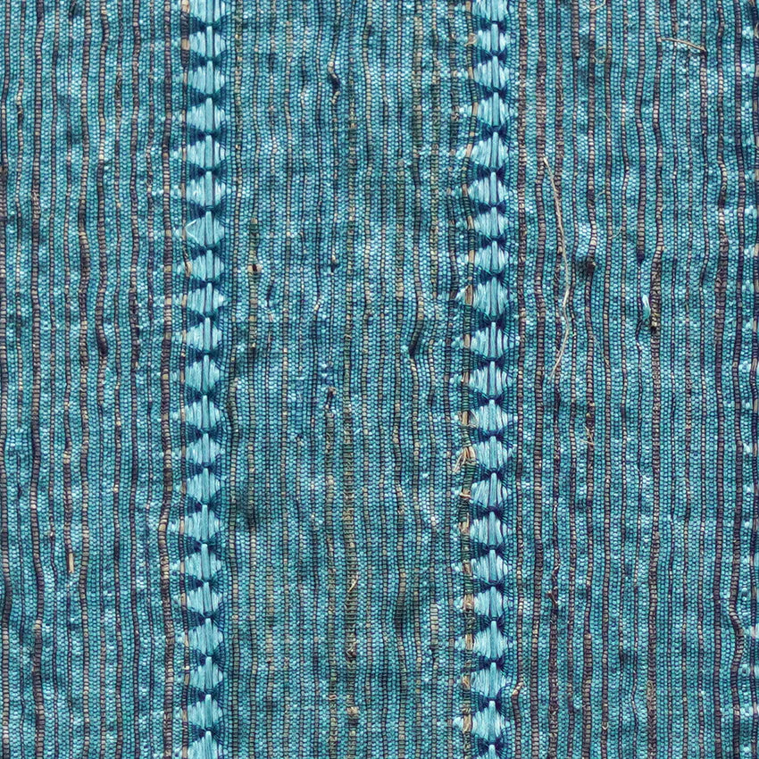 Vetiver table runner turquoise / natural 200/35cm