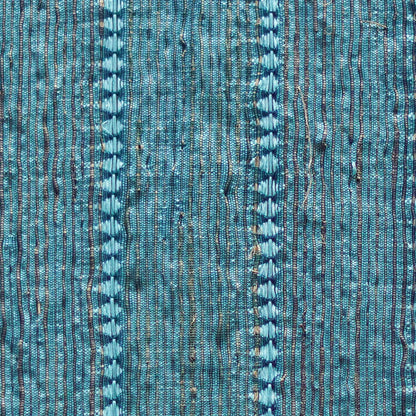 Vetiver table runner turquoise / natural 200/35cm