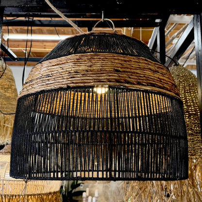 Hanglamp Amlapura zwart Ø60cm/62cm lang