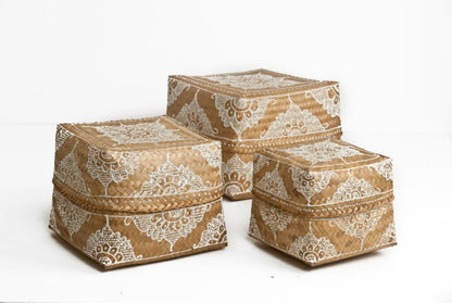 Opferkasten natur (weiß lackiert)