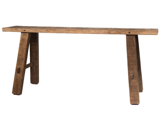 Teak wooden bench Jepara large