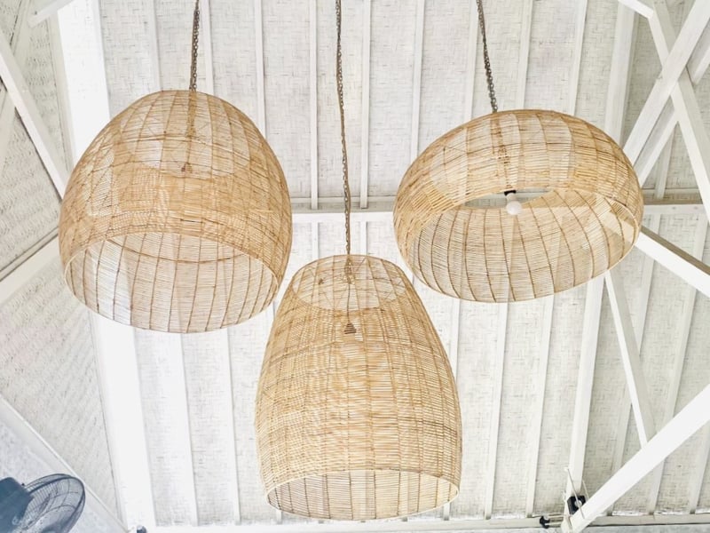 Cangu XXL Rattan-Pendelleuchten