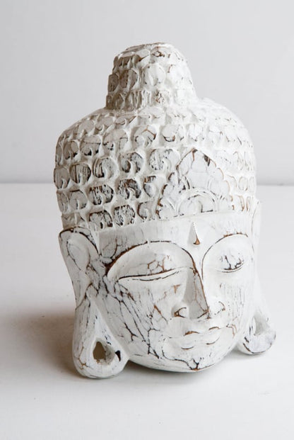 Houten masker buddha