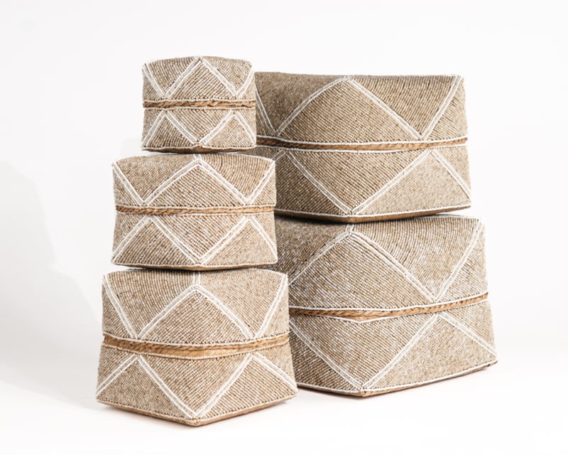 Offermanden XL kraaltjes in 5 maten naturel/crème/wit