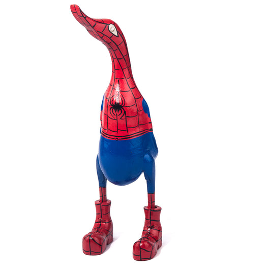 Houten eend - spiderman