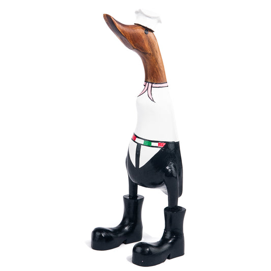 Houten eend - chef / kok