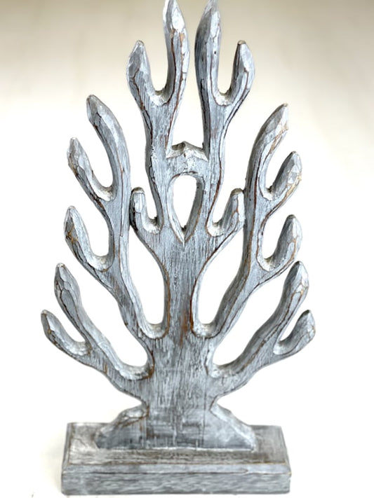 Holz, Meereskoralle / Seegrasgrau