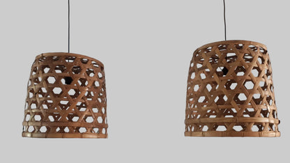 Hanglamp bamboe taps