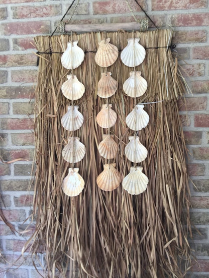 Flat wind chime St. Jacob shell