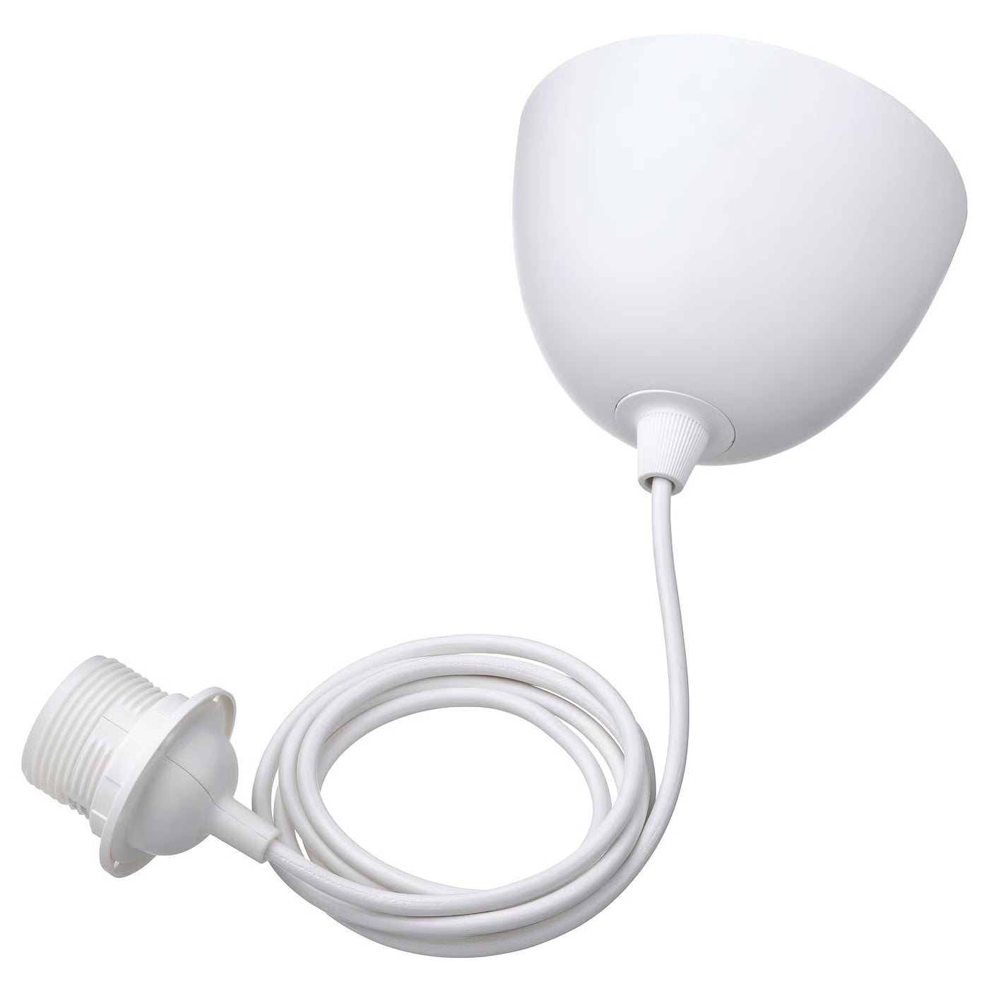 Witte pendel, voorgeïnstalleerd in lamp