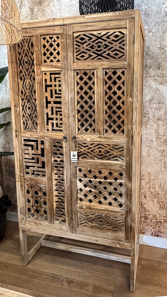 Teak-Sideboard mit Sanur-Doppeltüren