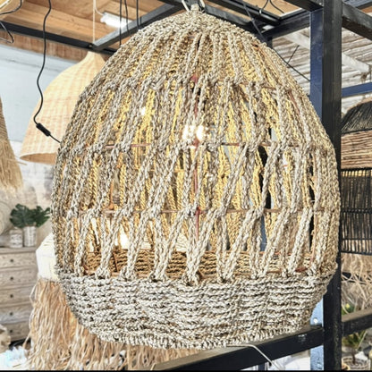 Hanglamp Jembrana naturel Ø55cm/65cm lang