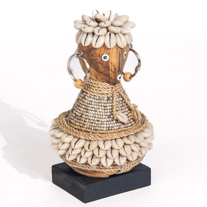 Teak-Timor-Maske auf Ständer