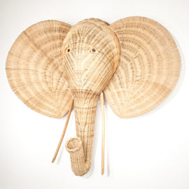 Rotan / pitriet olifanten kop