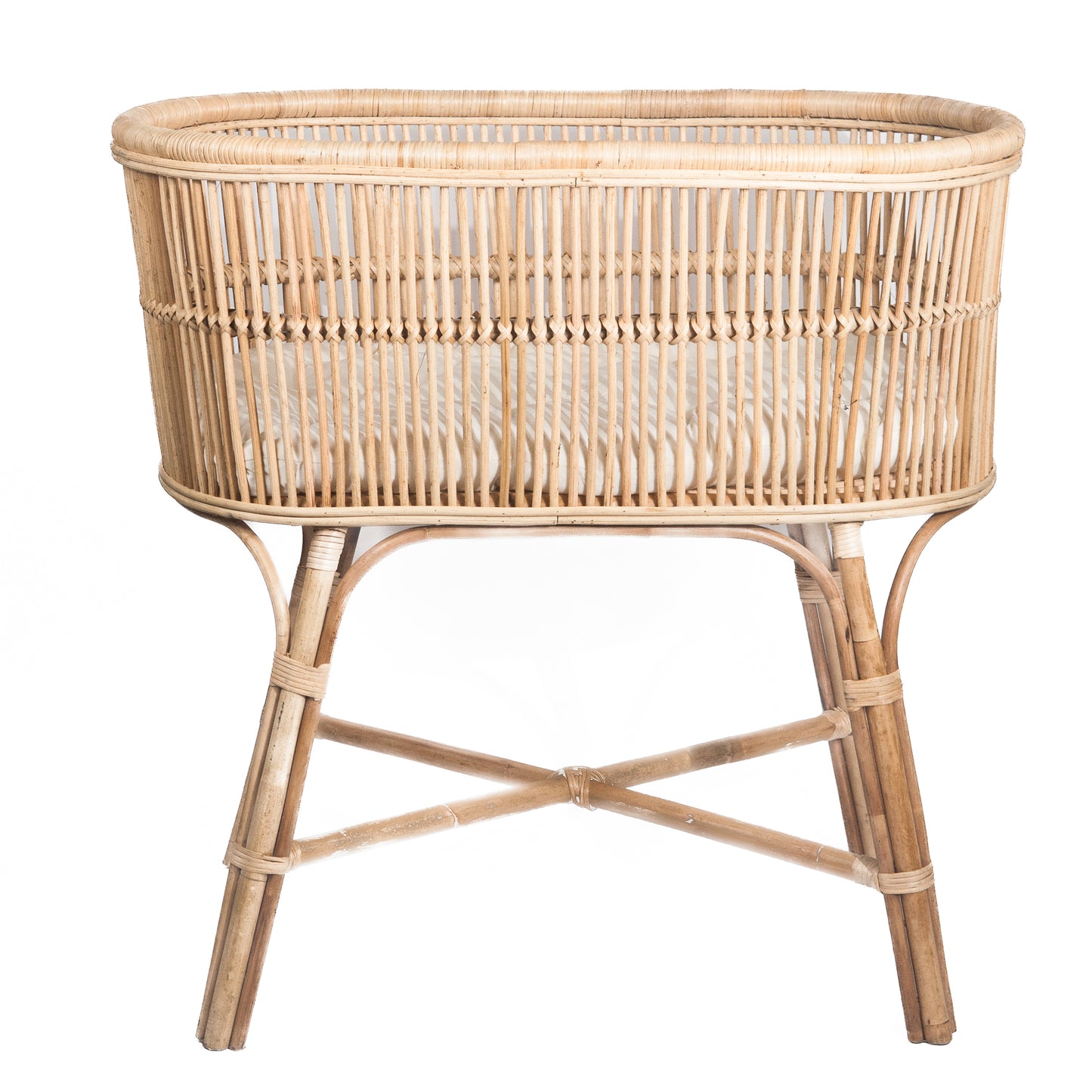 Babybett/Wiege aus Rattan Bayi